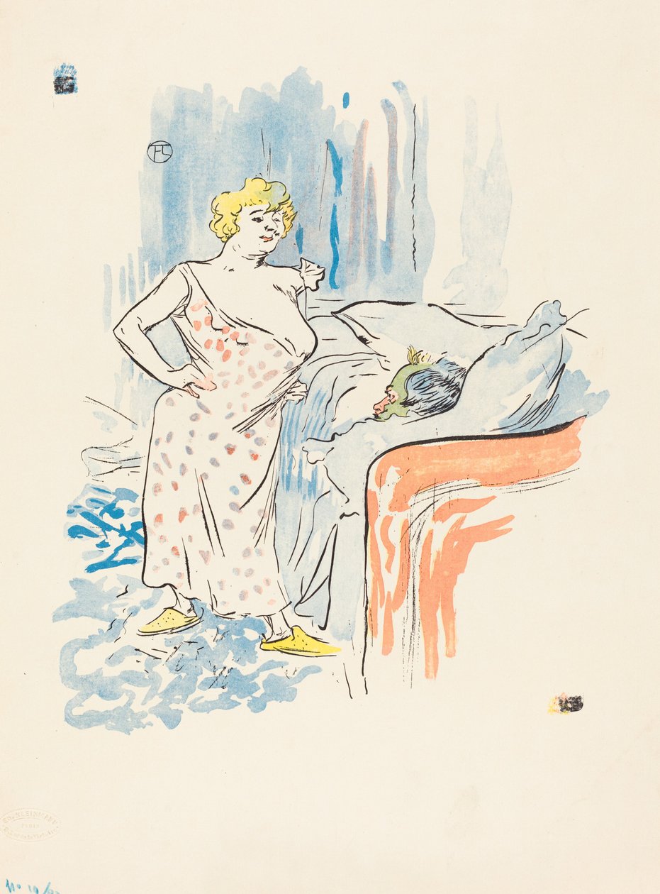 Mężczyzna i kobieta autorstwa Henri de Toulouse Lautrec