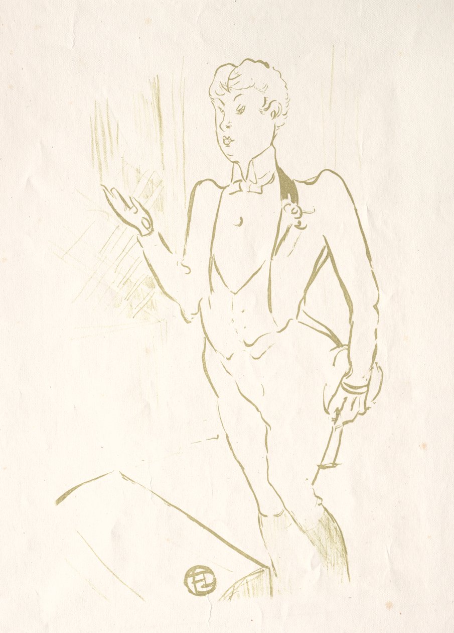 Mary Hamilton autorstwa Henri de Toulouse Lautrec