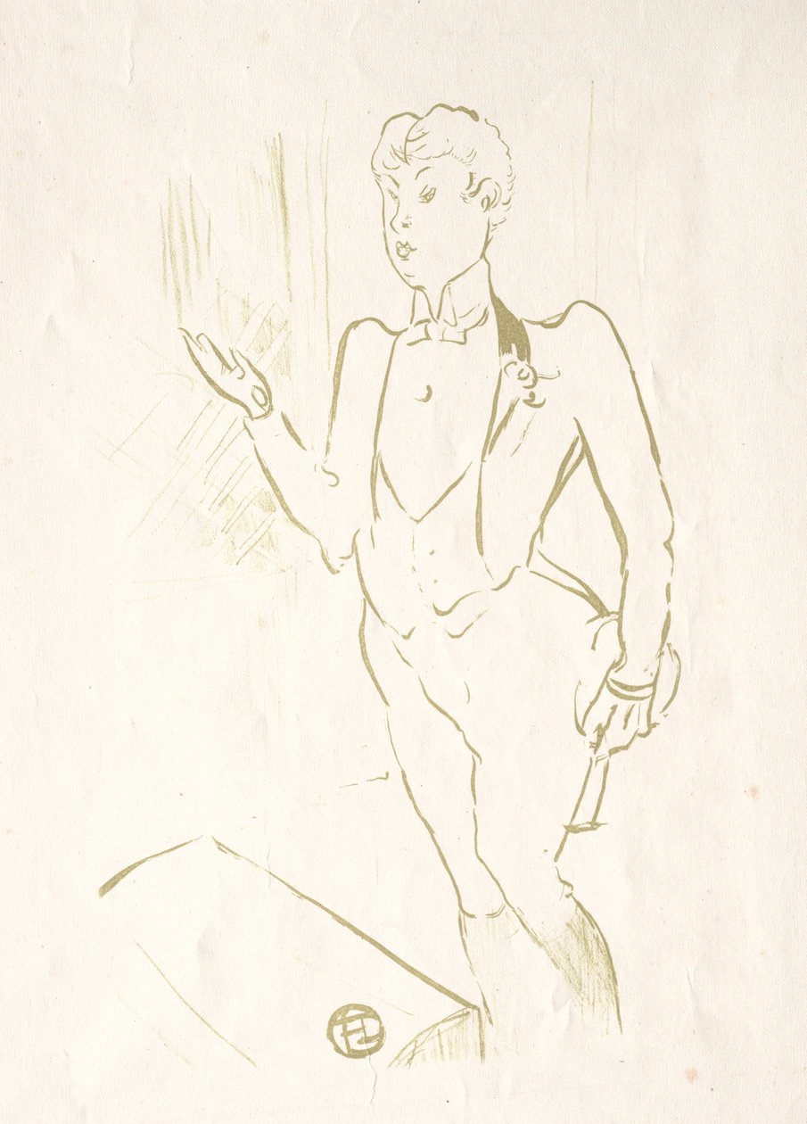 Mary Hamilton, 1893. autorstwa Henri de Toulouse Lautrec