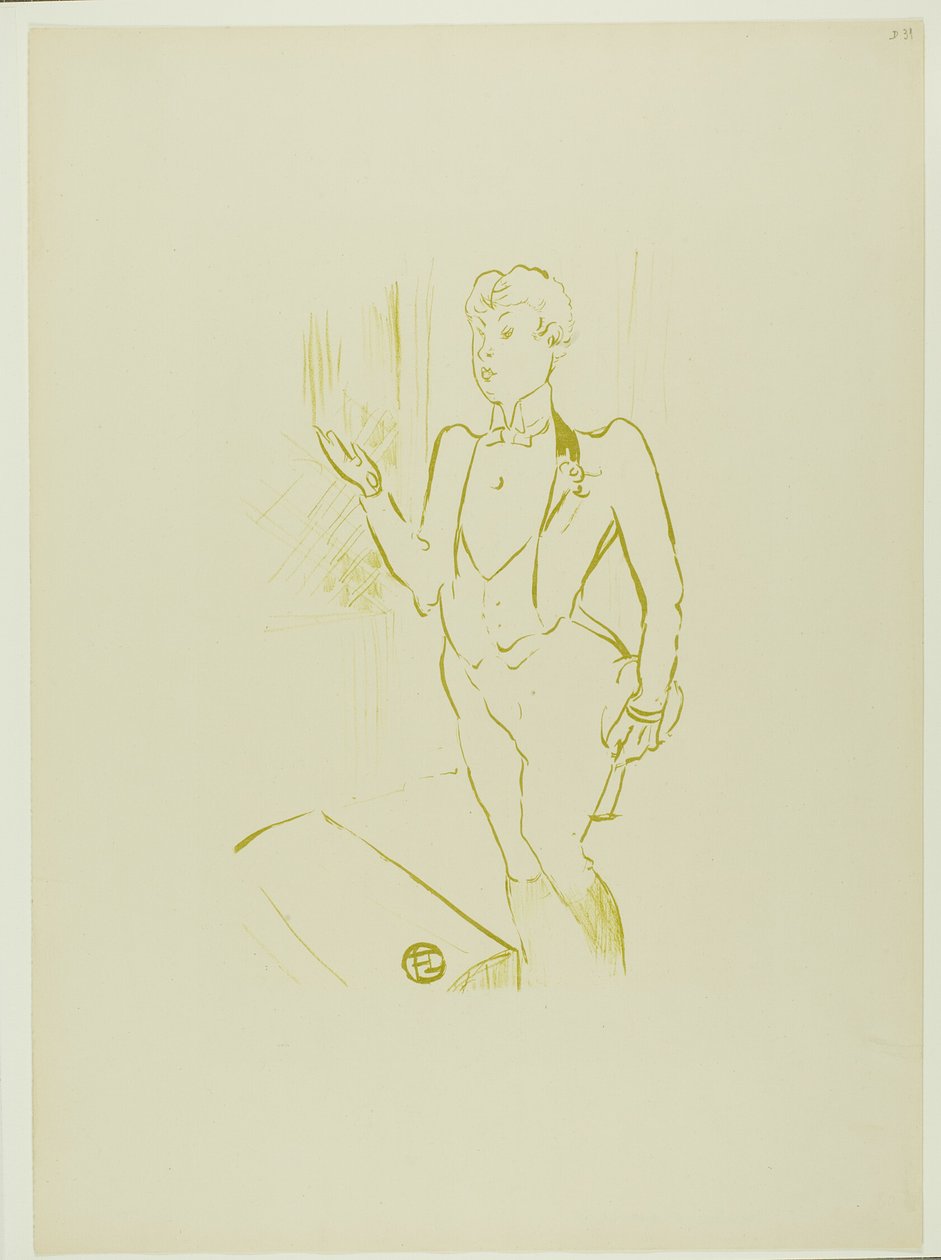 Mary Hamilton, z Le Café-Concert autorstwa Henri de Toulouse Lautrec