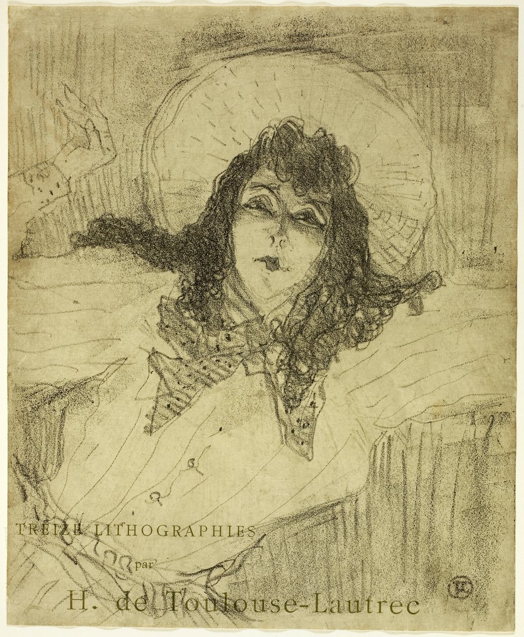 May Belfort, z Treize Litographies autorstwa Henri de Toulouse Lautrec