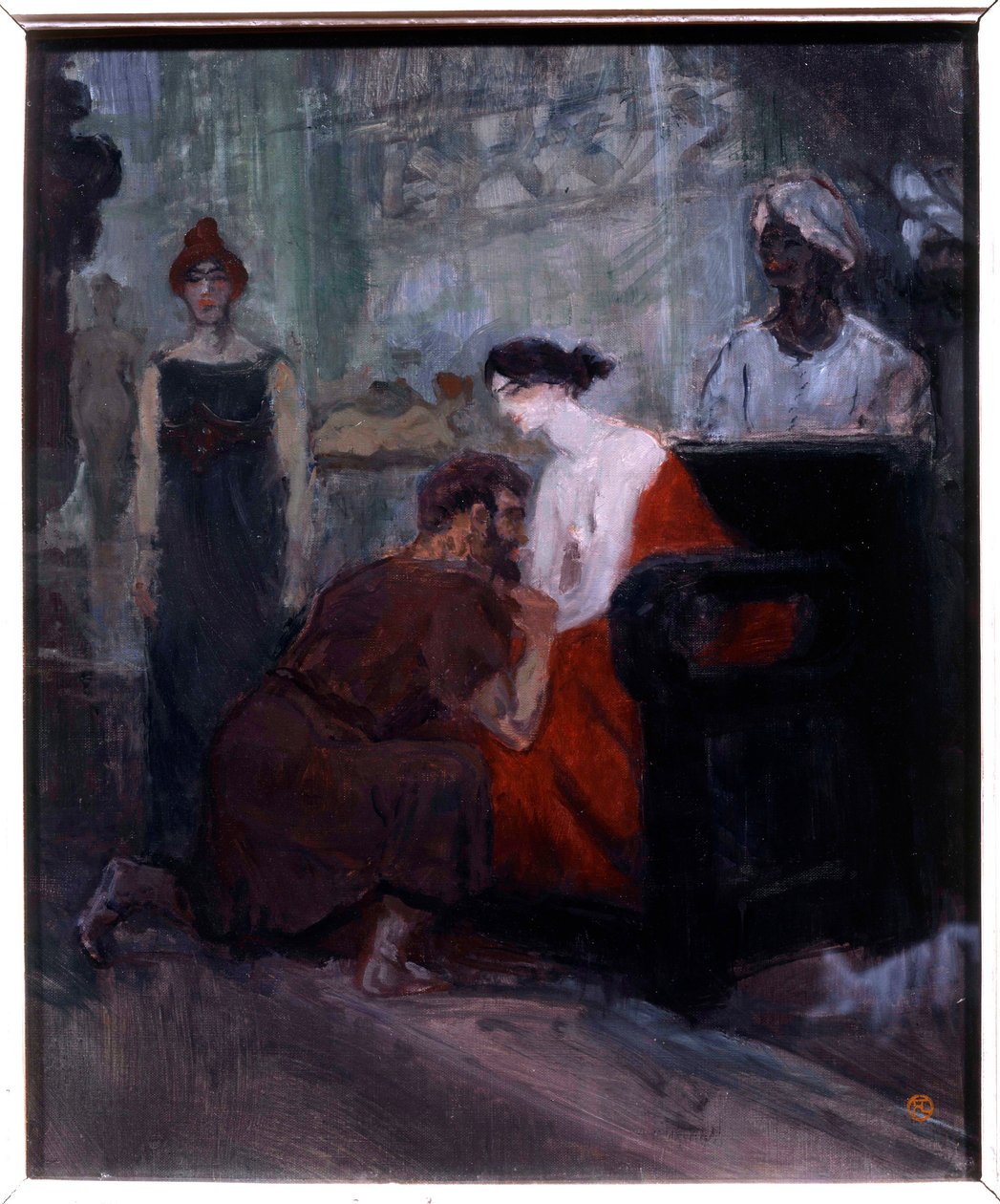 Messaline Reprezentacja Valerii Messaliny, wielkiej rozpustnicy starożytnego Rzymu. Obraz Henri de Toulouse Lautreca (1864-1901) 1900 Nd. 0,55x0,46 m Albi, muzeum Toulouse Lautrec autorstwa Henri de Toulouse Lautrec