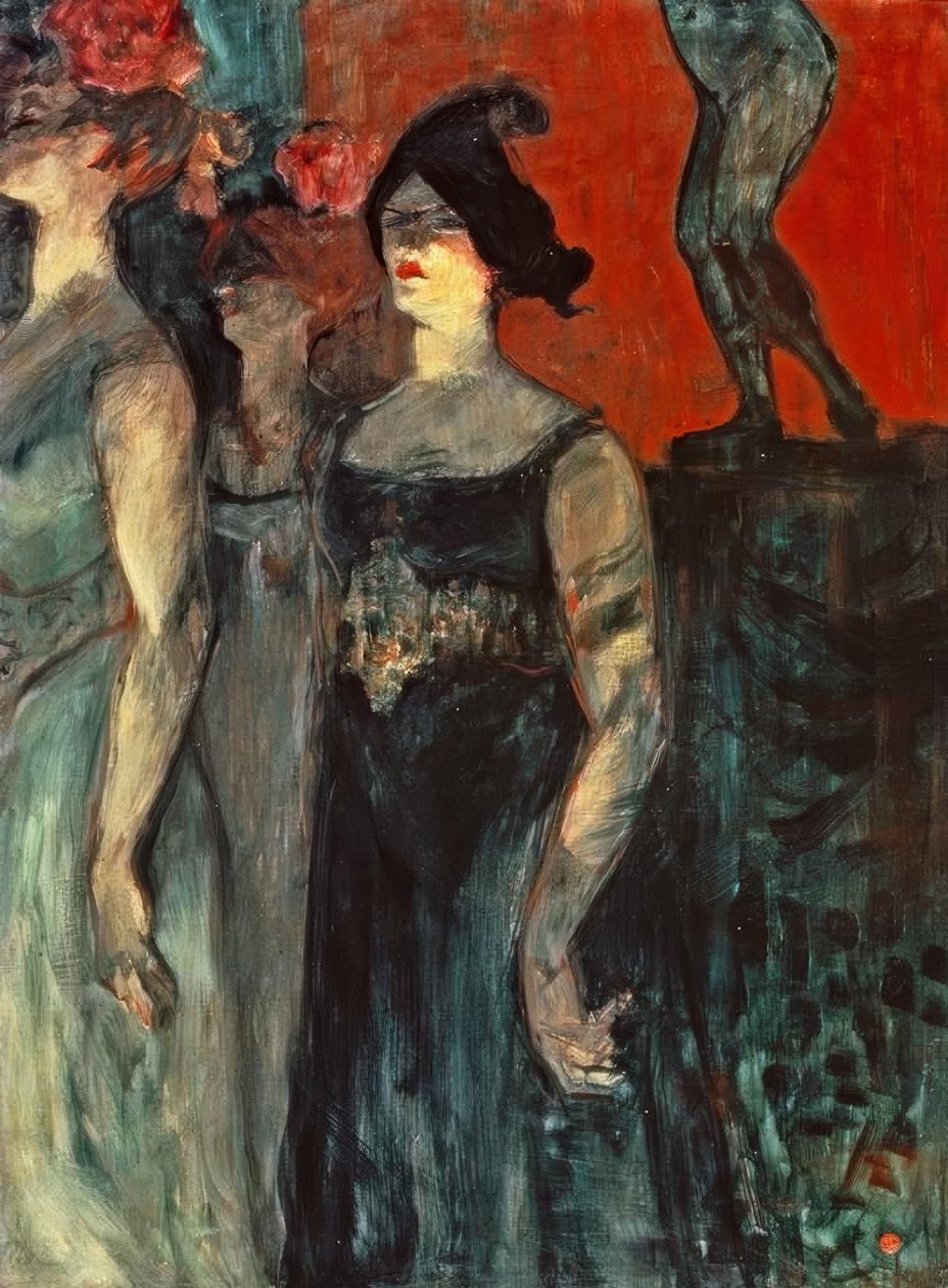Messalina między dwoma dodatkami autorstwa Henri de Toulouse Lautrec