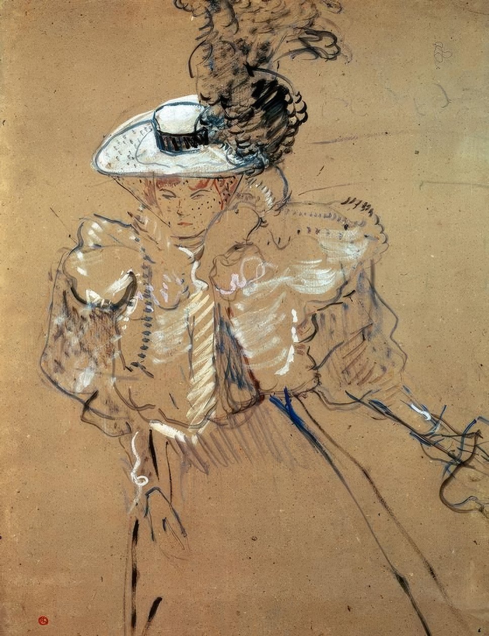 Misia Natanson autorstwa Henri de Toulouse-Lautrec