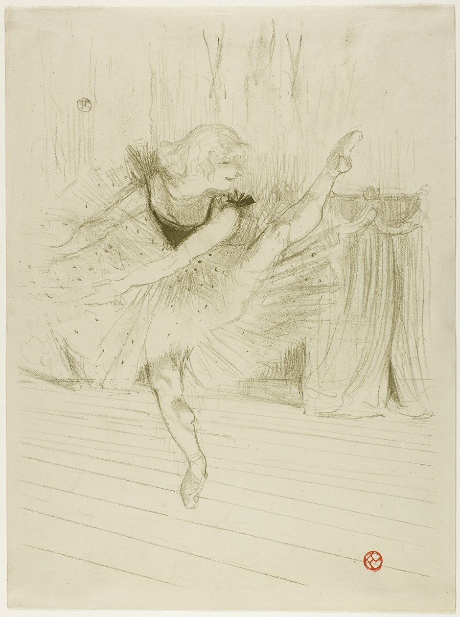Miss Ida Heath, angielska tancerka autorstwa Henri de Toulouse Lautrec