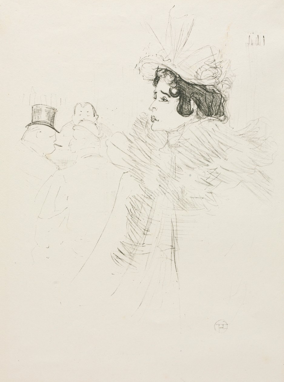 Panna May Belfort, 1895. autorstwa Henri de Toulouse Lautrec