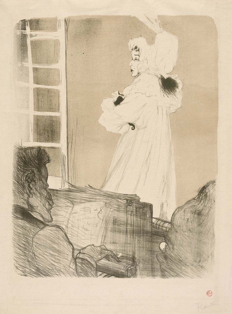 Panna May Belfort, 1895. autorstwa Henri de Toulouse Lautrec