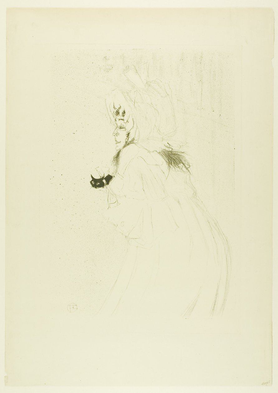 Panna May Belfort kłania się autorstwa Henri de Toulouse Lautrec