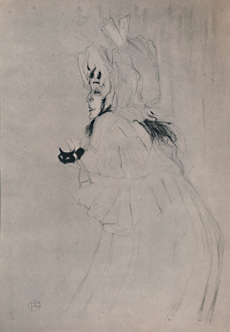 Powitanie Miss May Belfort, ok. 1895, 1946. autorstwa Henri de Toulouse Lautrec