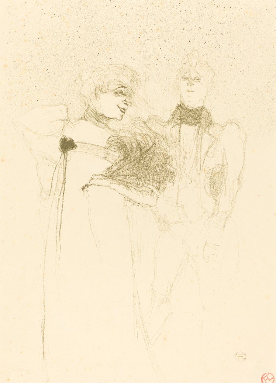 Pani Lender w „Madame Satan” (Pani Lender w „Madame Satan”) autorstwa Henri de Toulouse Lautrec