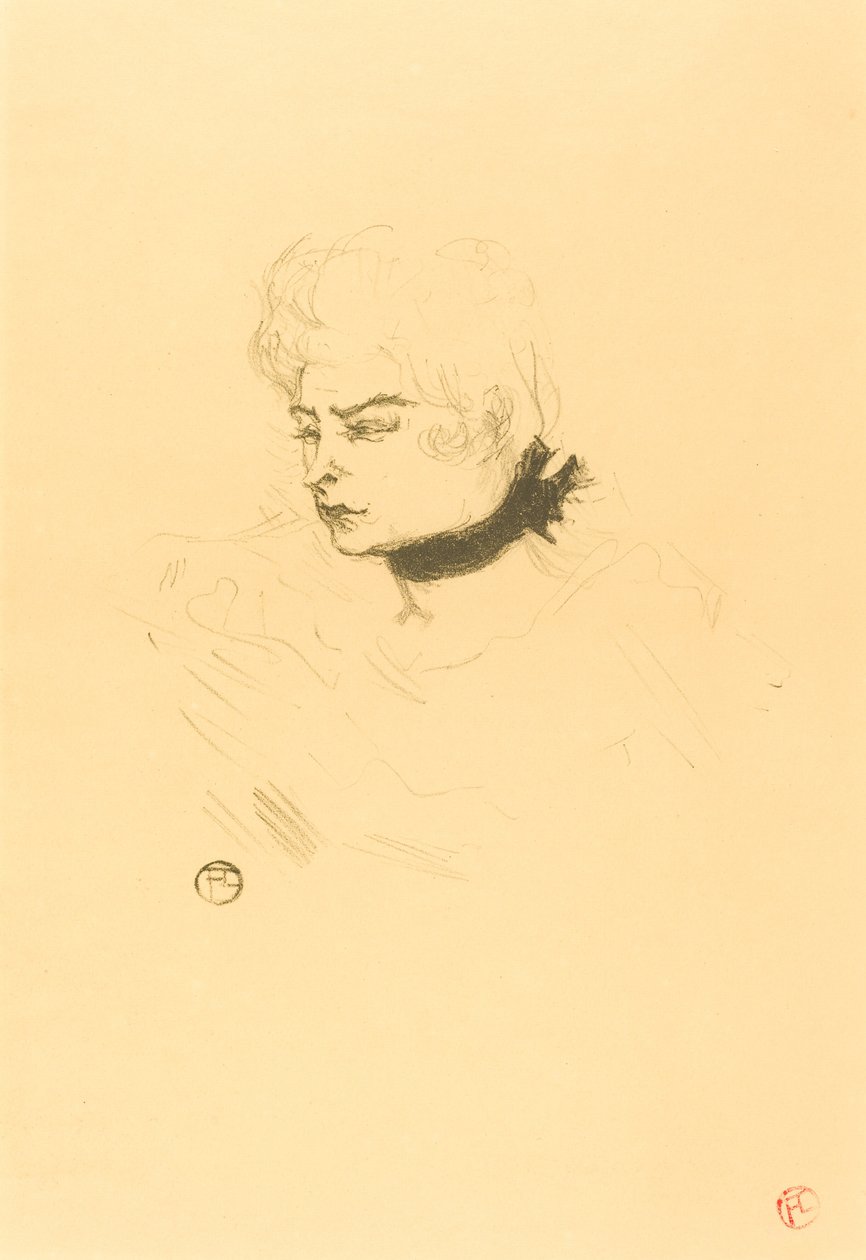 Panna Zielony Groszek autorstwa Henri de Toulouse Lautrec