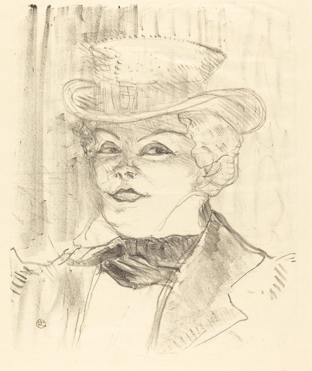 Pani Réjane, 1898. autorstwa Henri de Toulouse Lautrec
