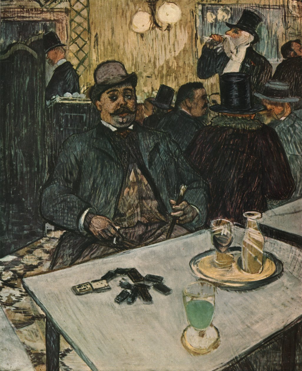 „Monsieur Boileau w kawiarni”, 1893, 1952. autorstwa Henri de Toulouse Lautrec