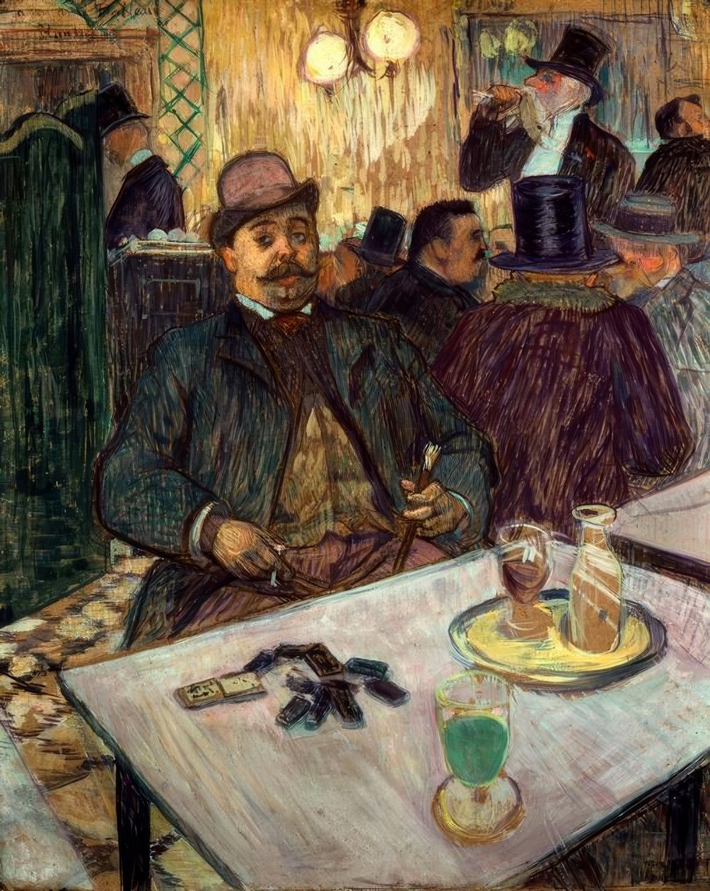 Monsieur Boileau w kawiarni autorstwa Henri de Toulouse Lautrec