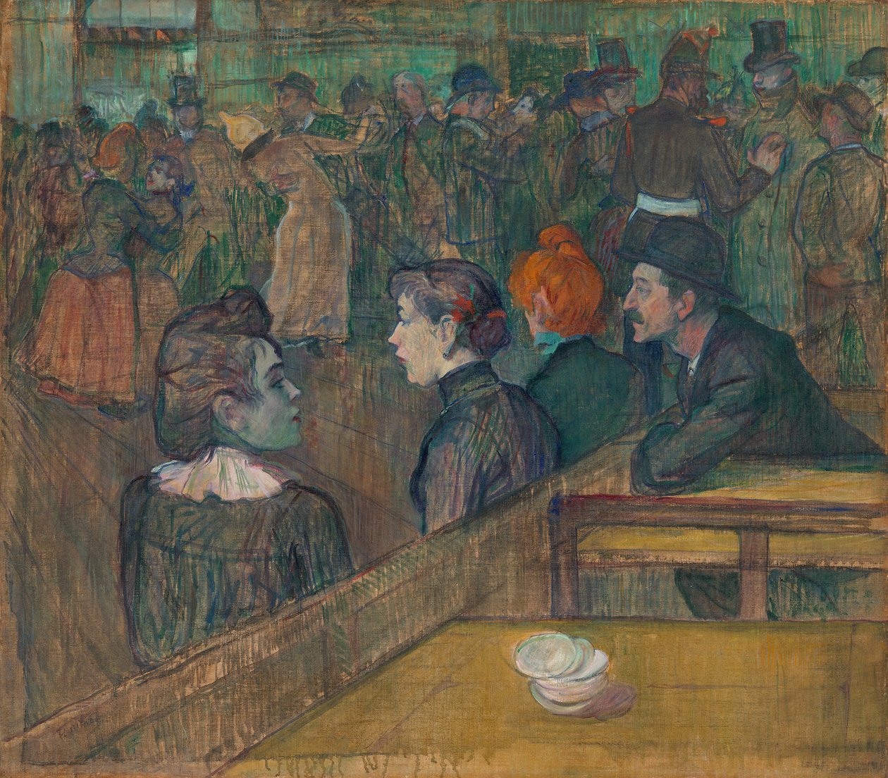 Moulin de la Galette, 1889. autorstwa Henri de Toulouse Lautrec