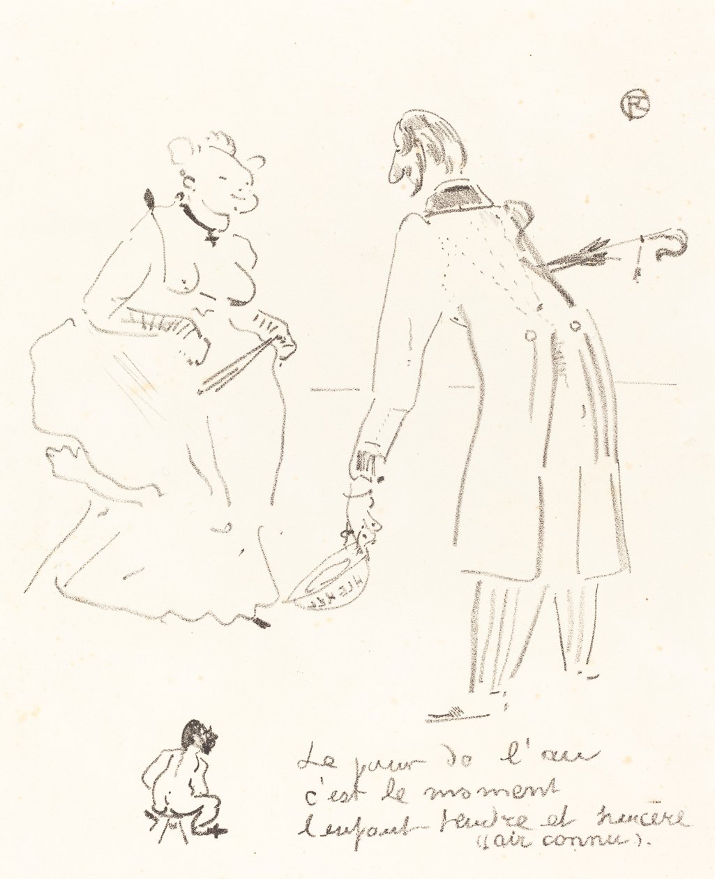 Noworoczne Życzenia autorstwa Henri de Toulouse Lautrec