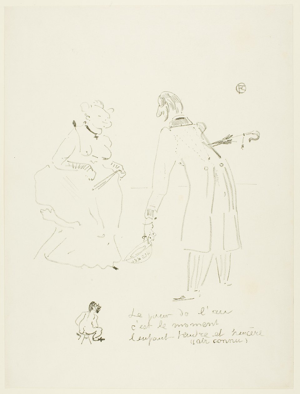 Pozdrowienia noworoczne autorstwa Henri de Toulouse-Lautrec