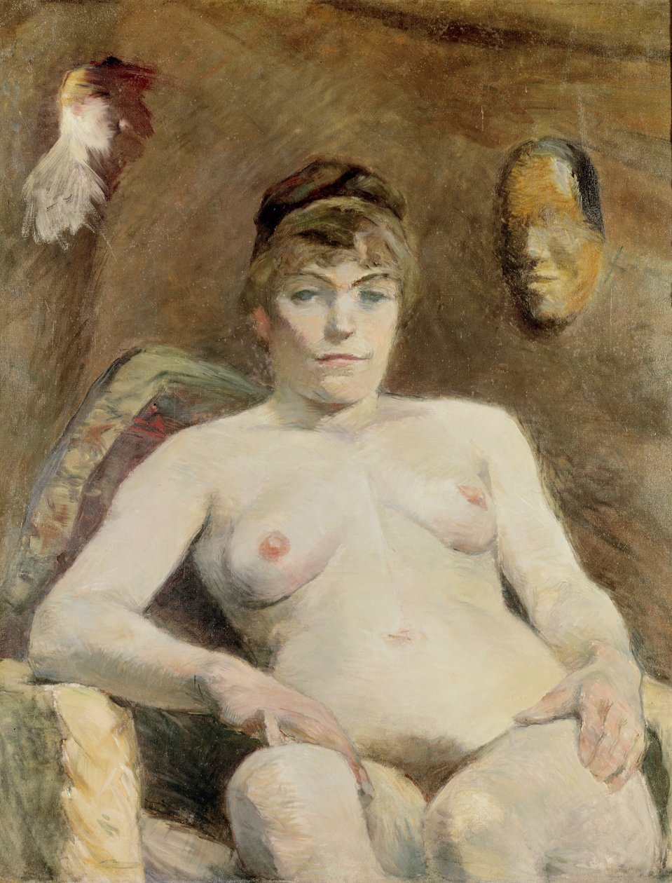Naga kobieta autorstwa Henri de Toulouse Lautrec