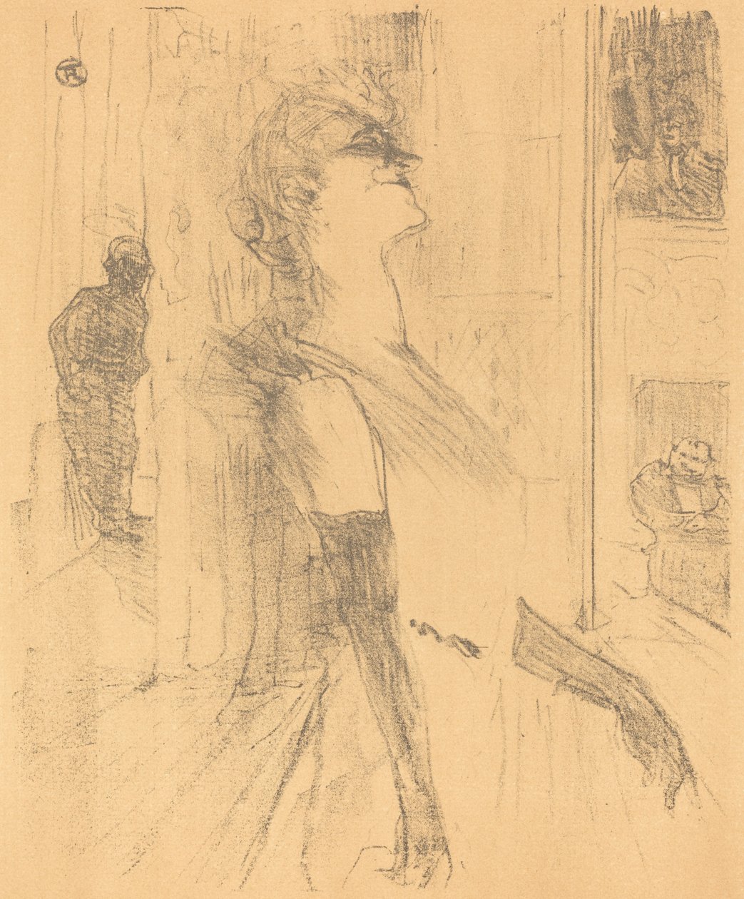 Na scenie autorstwa Henri de Toulouse Lautrec