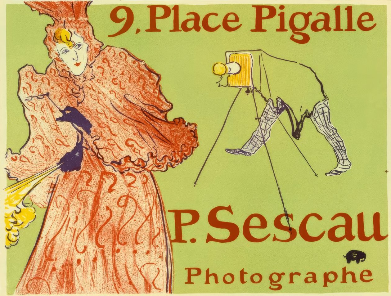 P.Sescau / Fotografia autorstwa Henri de Toulouse Lautrec