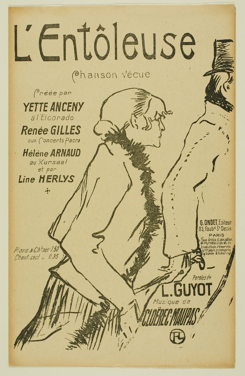 Biedny spacerowicz! autorstwa Henri de Toulouse Lautrec