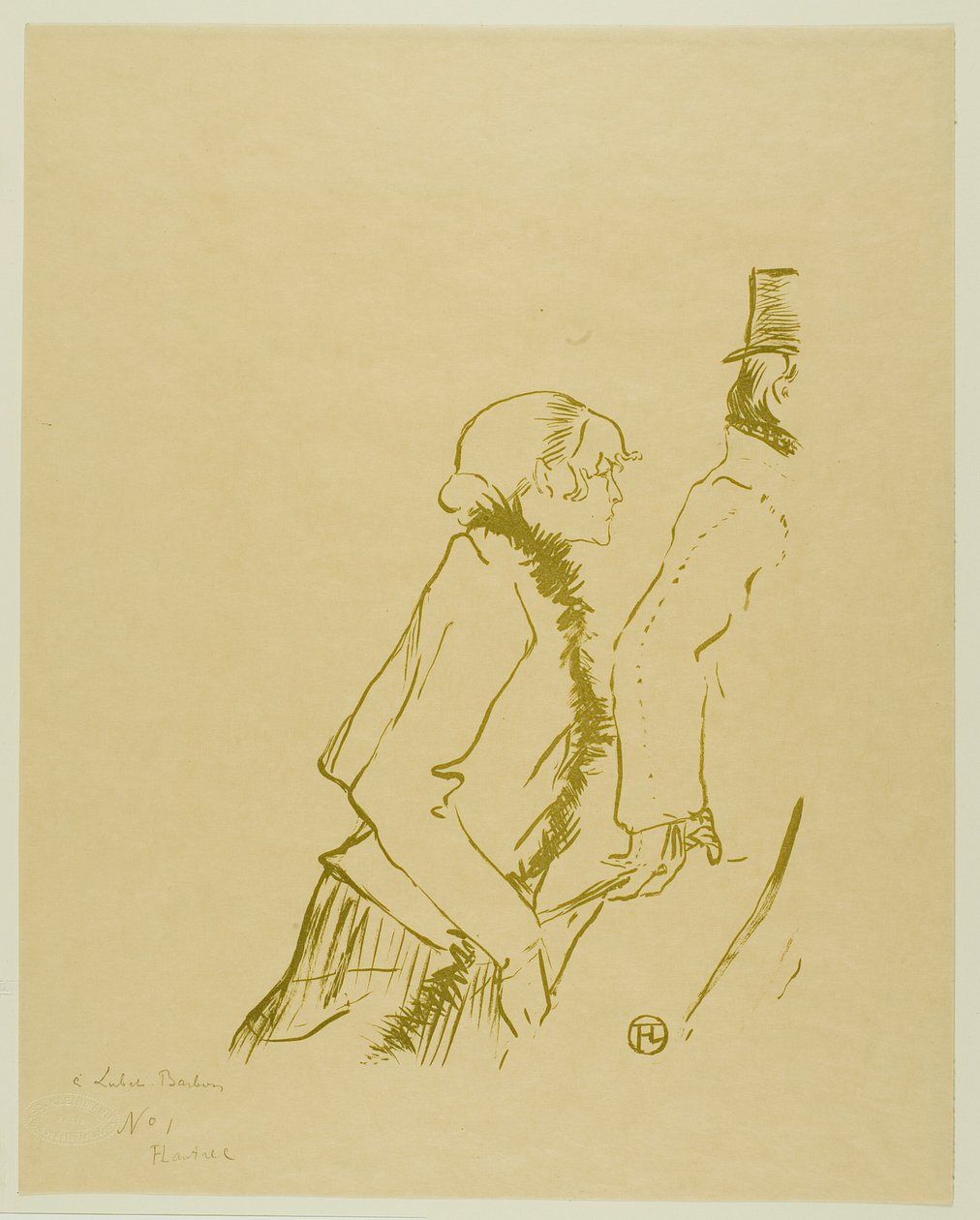 Biedny spacerowicz! autorstwa Henri de Toulouse Lautrec