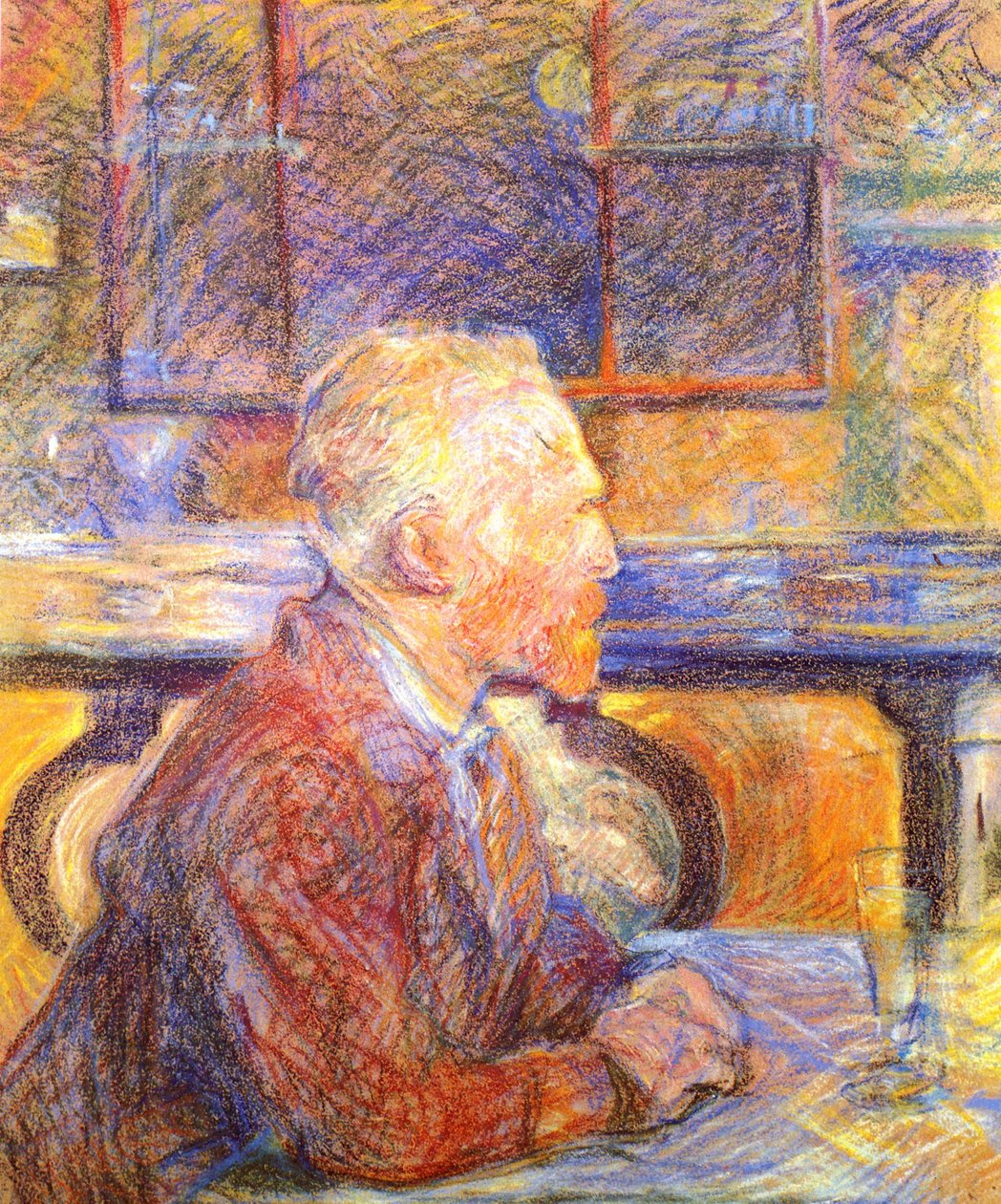 Portret Vincenta van Gogha autorstwa Henri de Toulouse Lautrec
