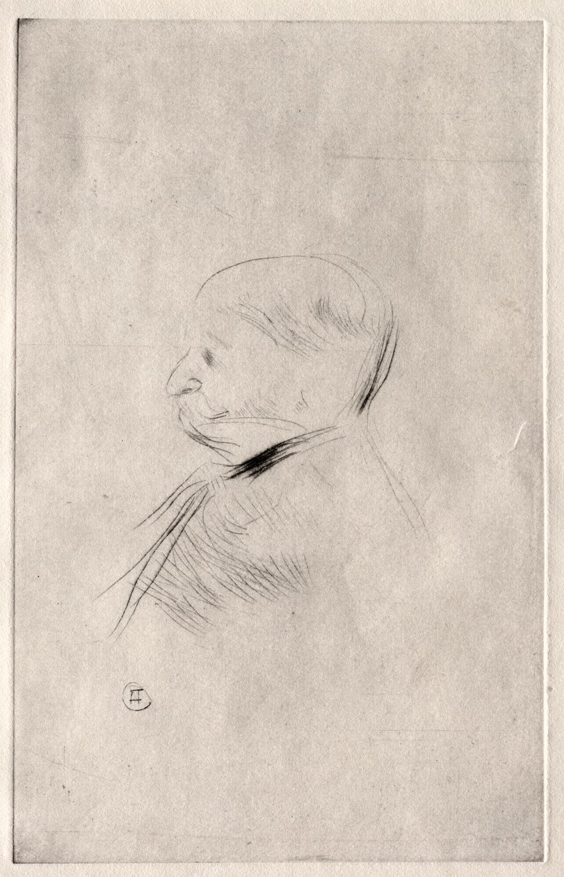 Portret M.X. autorstwa Henri de Toulouse Lautrec