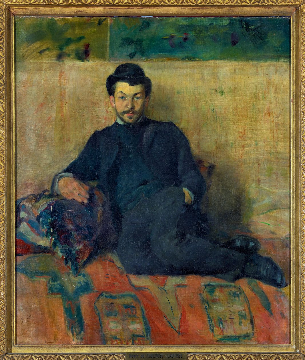 Portret Gustave Lucien (Gustave-Lucien) Dennery Obraz Henri de Toulouse Lautrec (1864-1901) 1883 Wymiary 0,55 x 0,47 m Paris Louvre Museum Obowiązkowa wzmianka: Donation Helene i Victor Lyon autorstwa Henri de Toulouse Lautrec