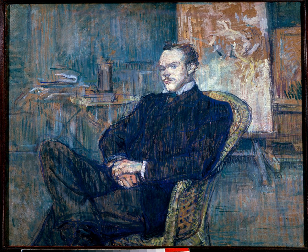 Portret Paula Leclerqa (1872-1956) Założyciela Revue Blanche Obraz Henri Toulouse Lautreca (1864-1901) 1897 Nd. 0,54x0,97 m Paryż, musee d