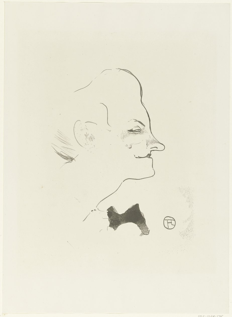 Portret piosenkarki Yvette Gilbert Yvette Gilbert Koncert Le Cafe (tytuł serii) autorstwa Henri de Toulouse Lautrec