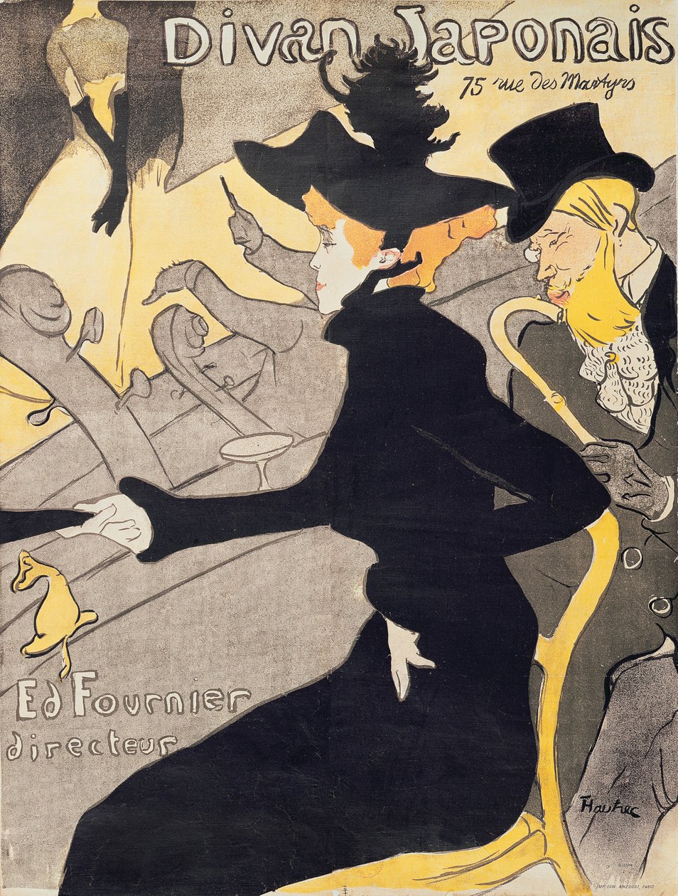 Plakat reklamujący „Japońska Dywan”, 1892 autorstwa Henri de Toulouse Lautrec