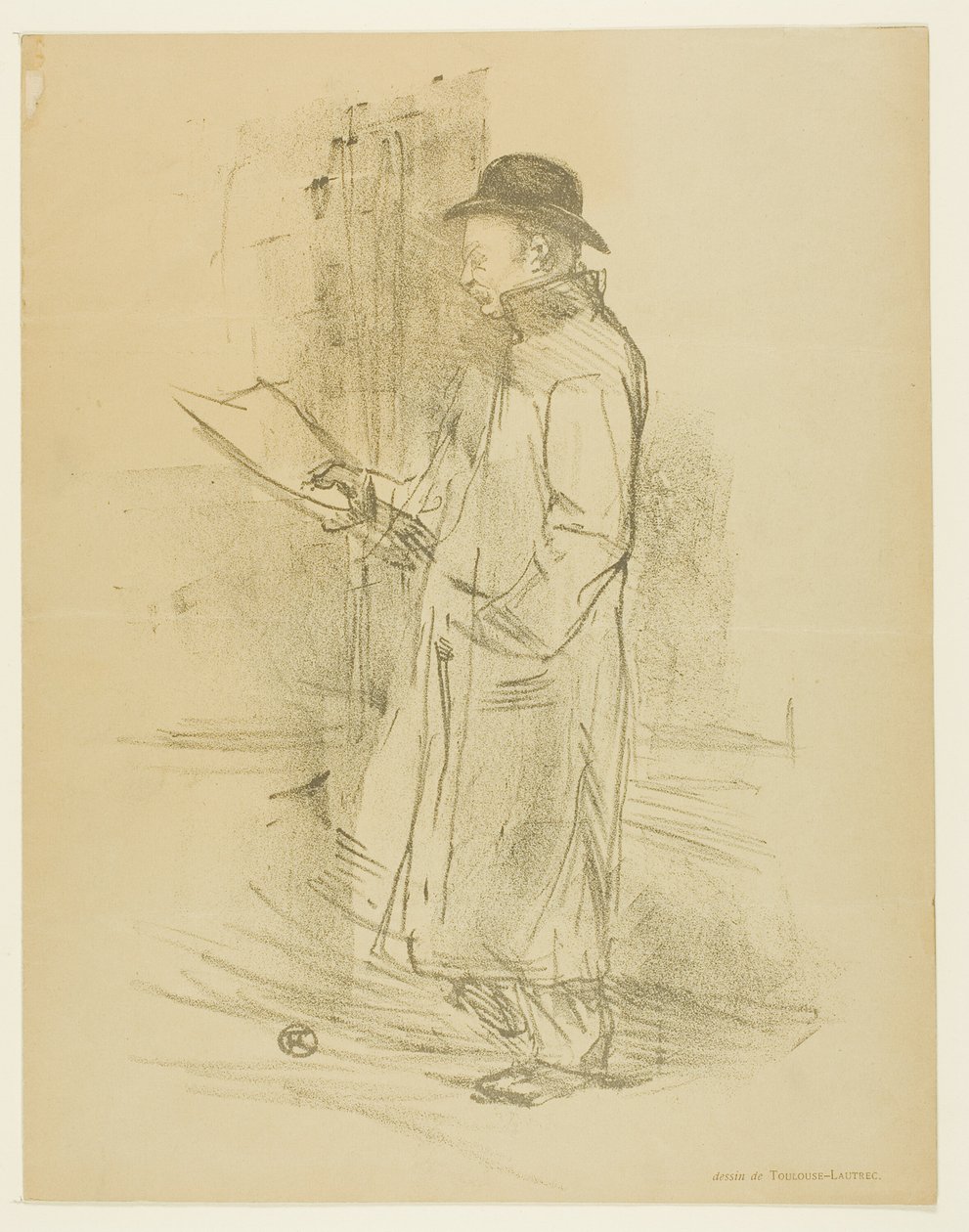 Program zasiłku Gémier autorstwa Henri de Toulouse-Lautrec