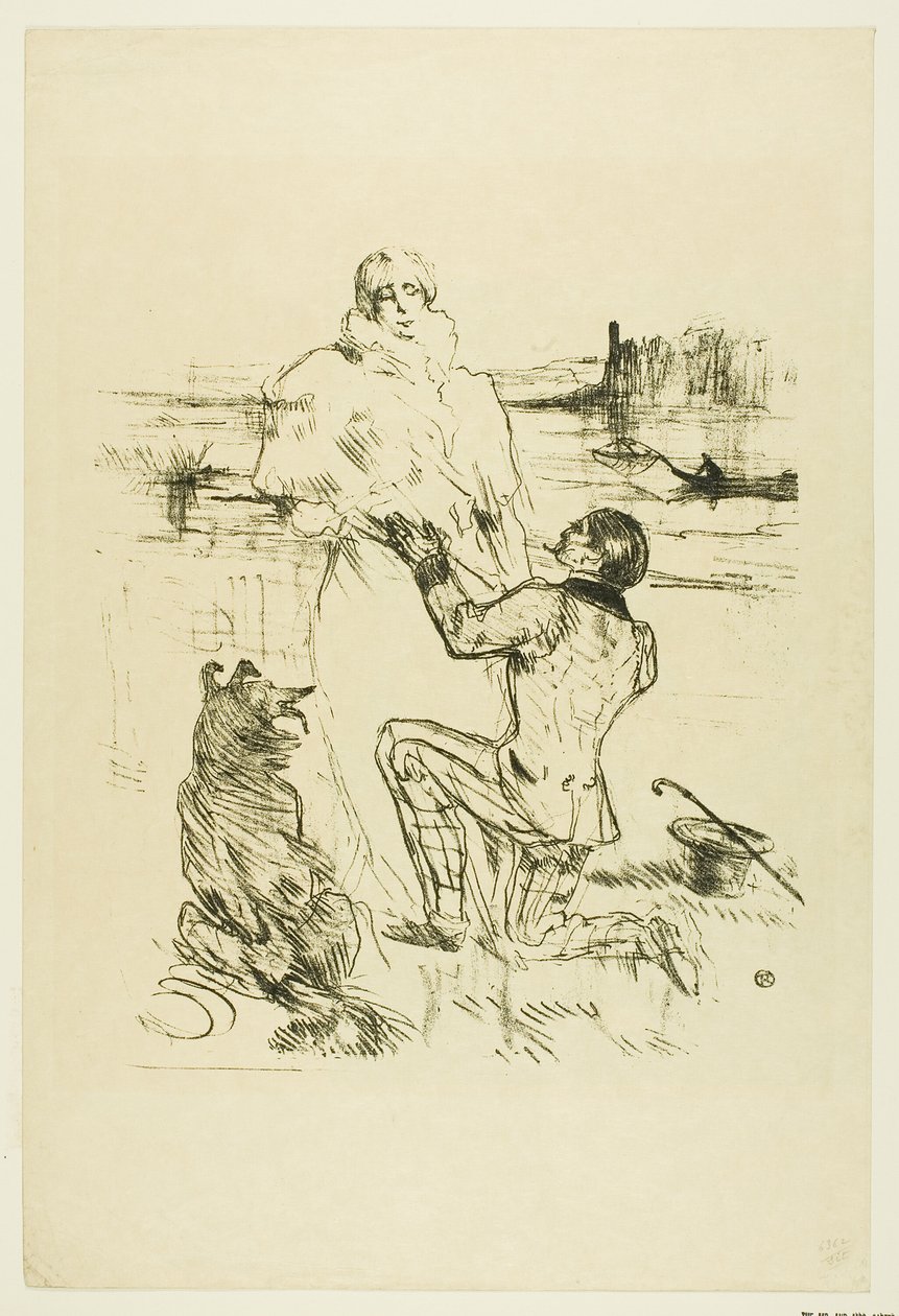 Propozycja (pierwsza płyta) autorstwa Henri de Toulouse Lautrec