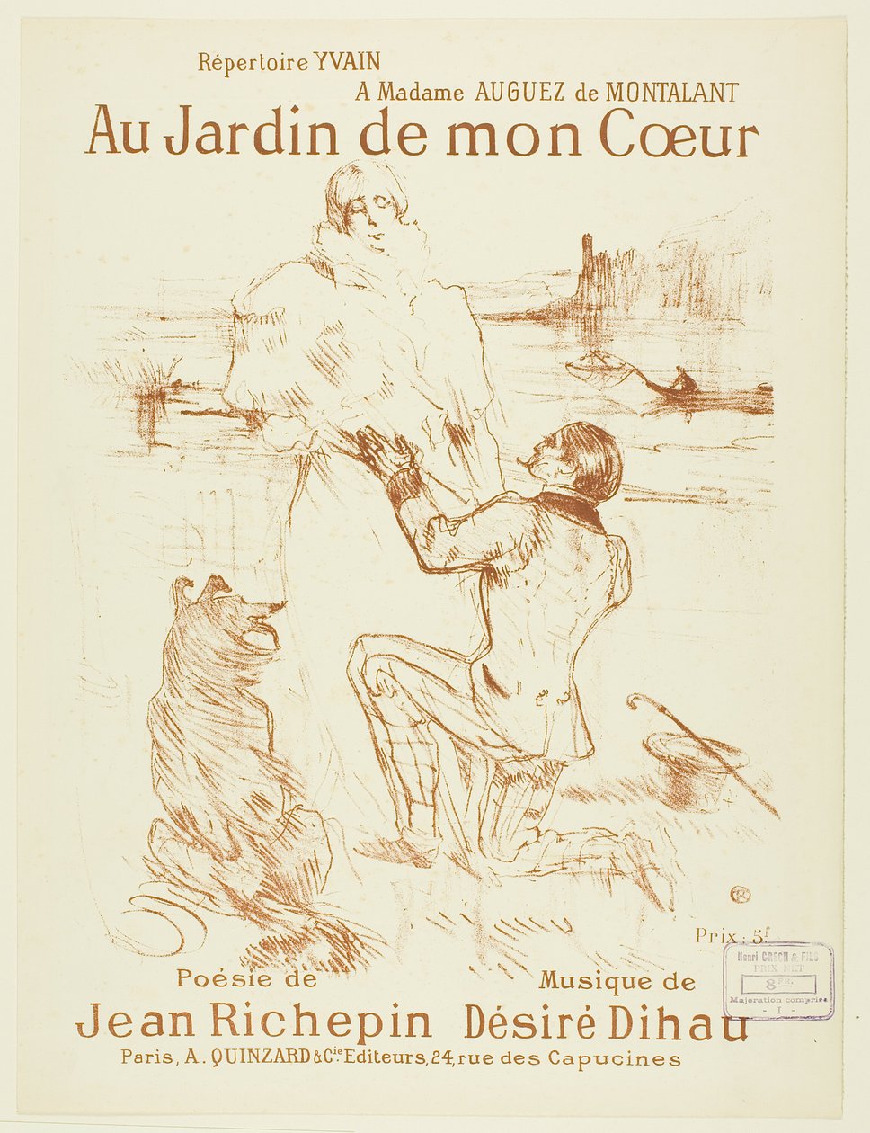Propozycja (pierwsza płyta) autorstwa Henri de Toulouse Lautrec