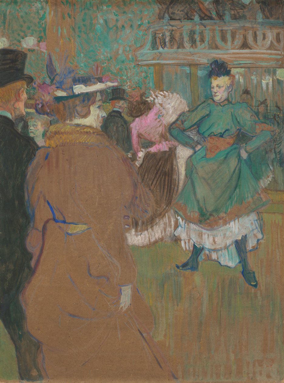 Kwadryl w Moulin Rouge, 1892. autorstwa Henri de Toulouse Lautrec