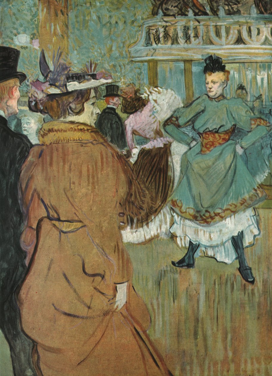 „Quadrille w Moulin Rouge”, 1892, 1952. autorstwa Henri de Toulouse Lautrec