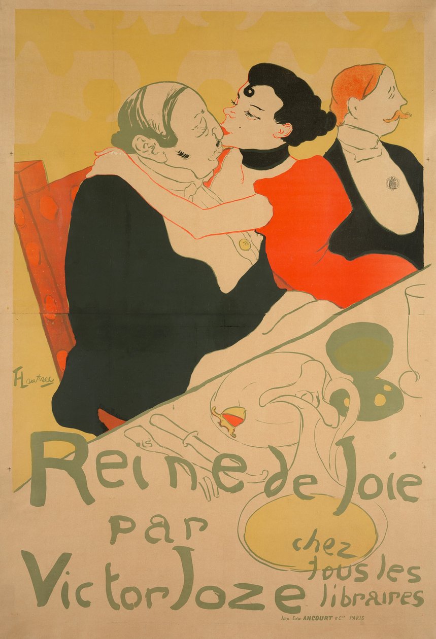 królowa radości autorstwa Henri de Toulouse Lautrec
