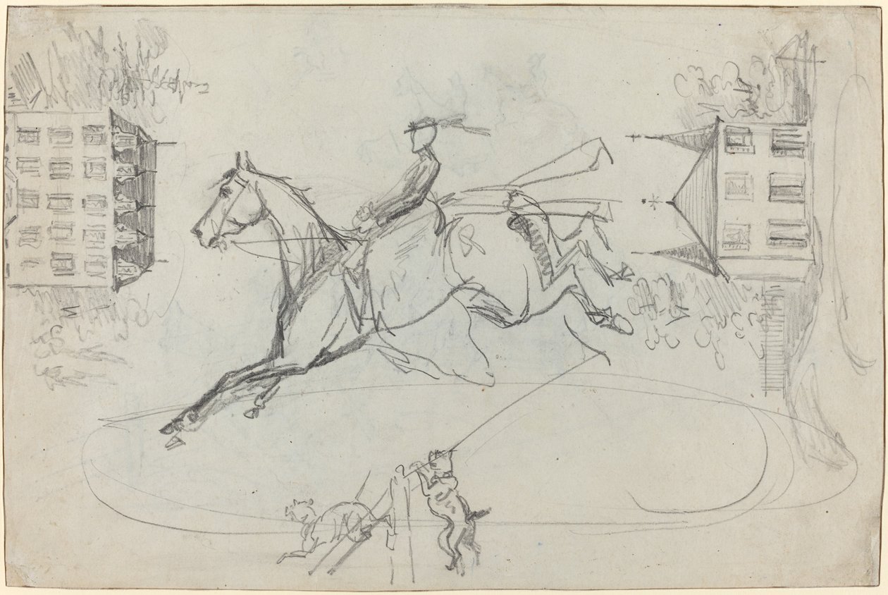Arkusz szkiców autorstwa Henri de Toulouse Lautrec