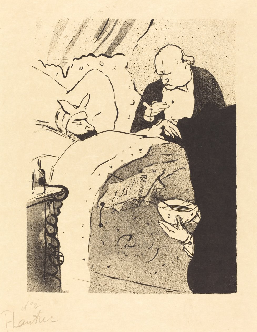 Chory Carnot! (Mleczko Carnota!) autorstwa Henri de Toulouse Lautrec