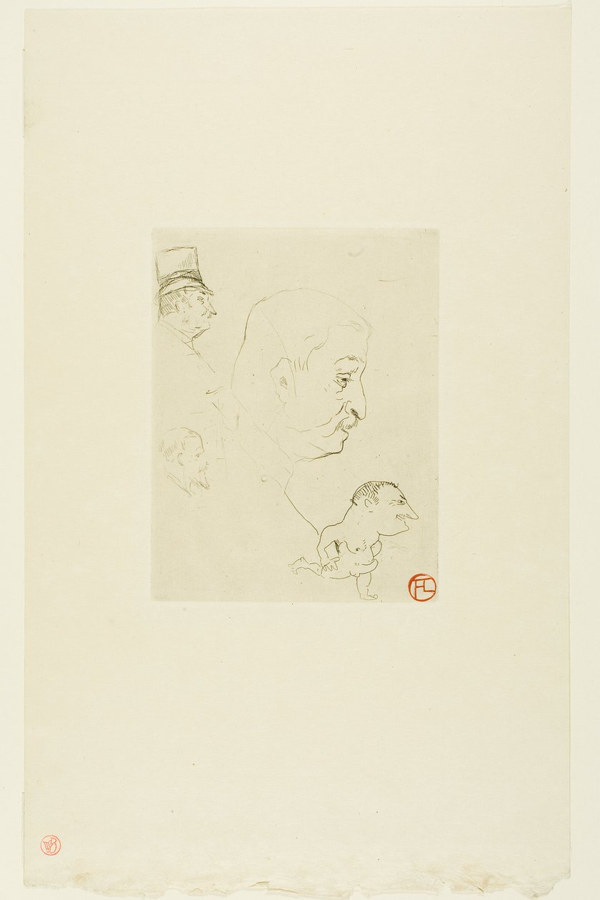 Naszkicować autorstwa Henri de Toulouse Lautrec
