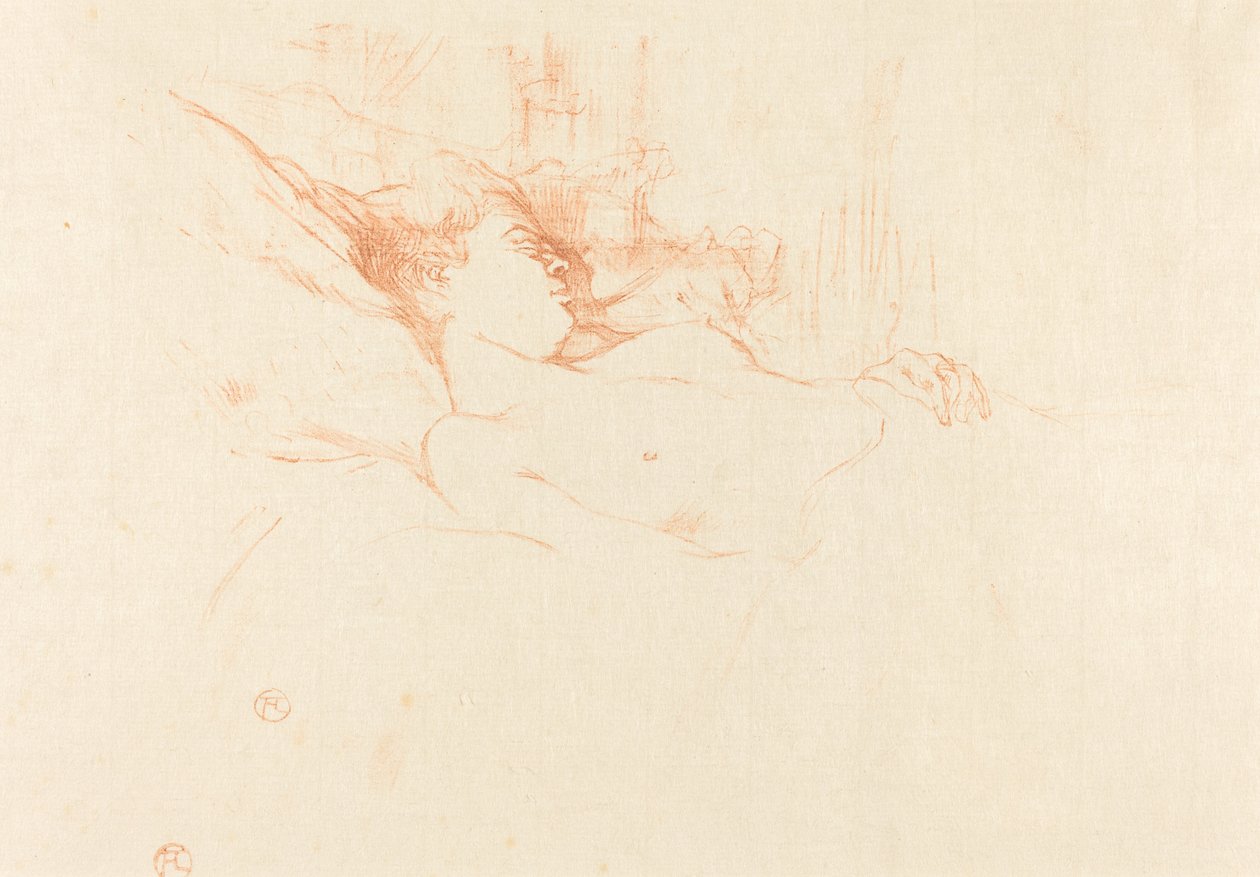 Sen sen, 1896. autorstwa Henri de Toulouse Lautrec