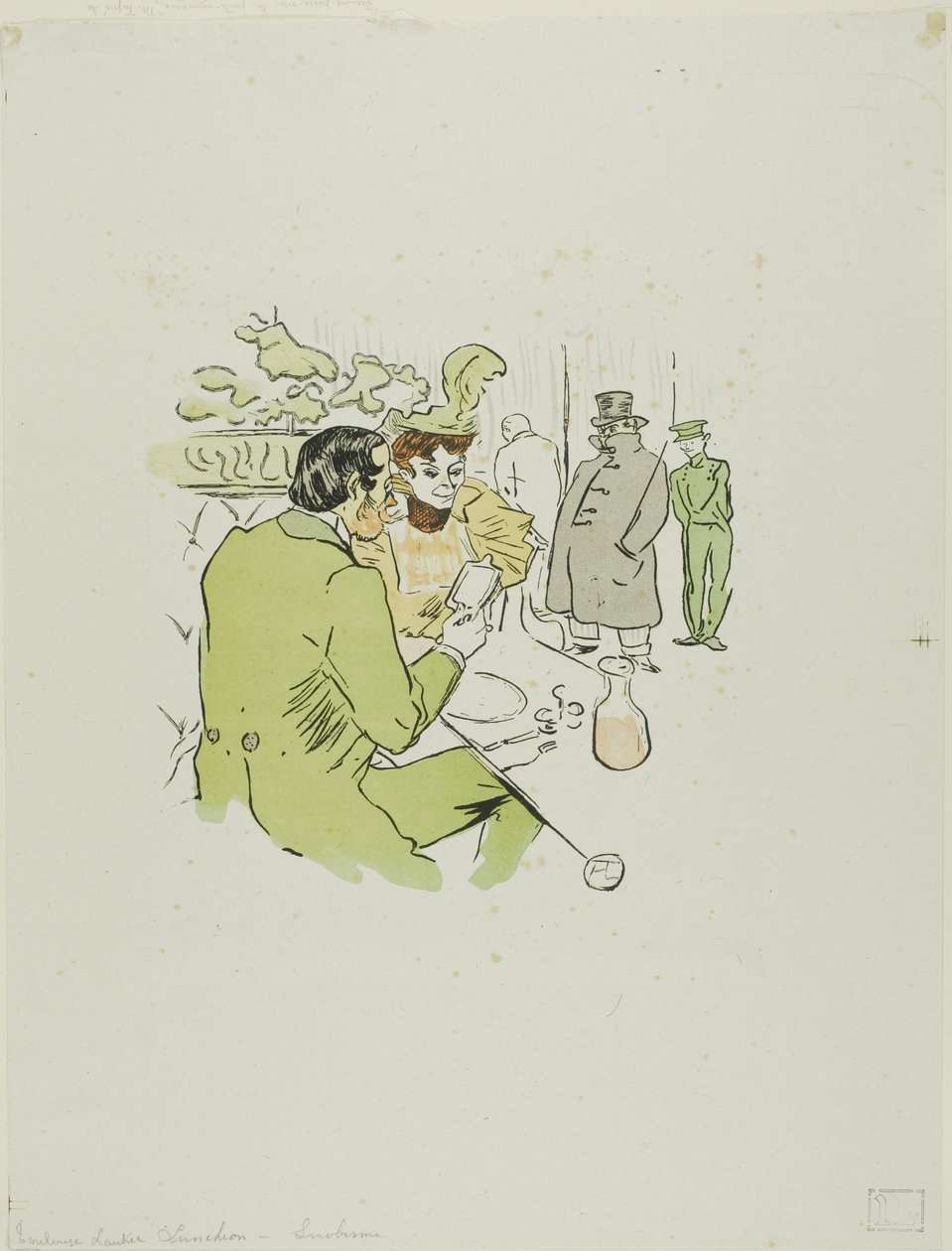 Snobizm autorstwa Henri de Toulouse Lautrec