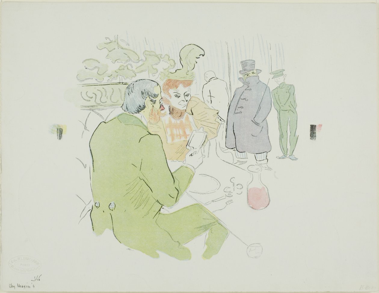 Snobizm autorstwa Henri de Toulouse Lautrec