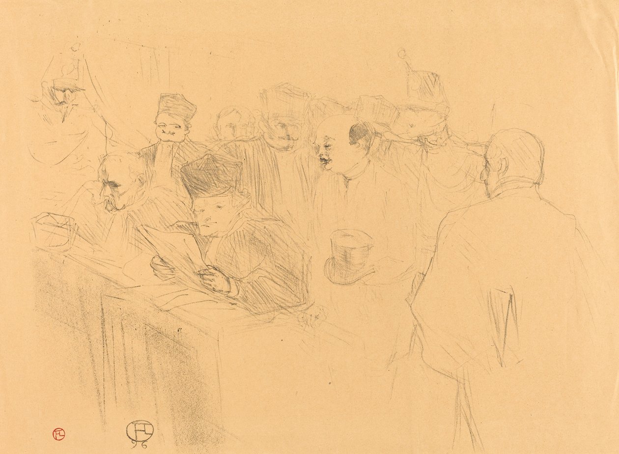Osadzanie Soudais autorstwa Henri de Toulouse Lautrec