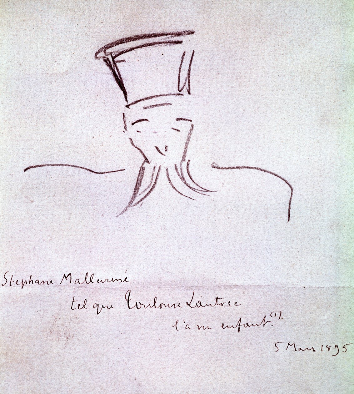 Stephane Mallarme autorstwa Henri de Toulouse Lautrec