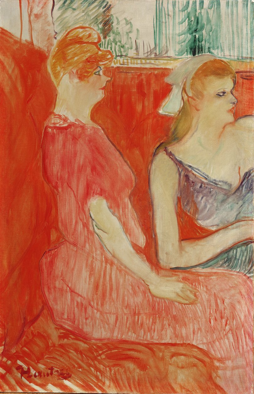Studium w salonie na Rue des Moulins, 1894 r autorstwa Henri de Toulouse Lautrec