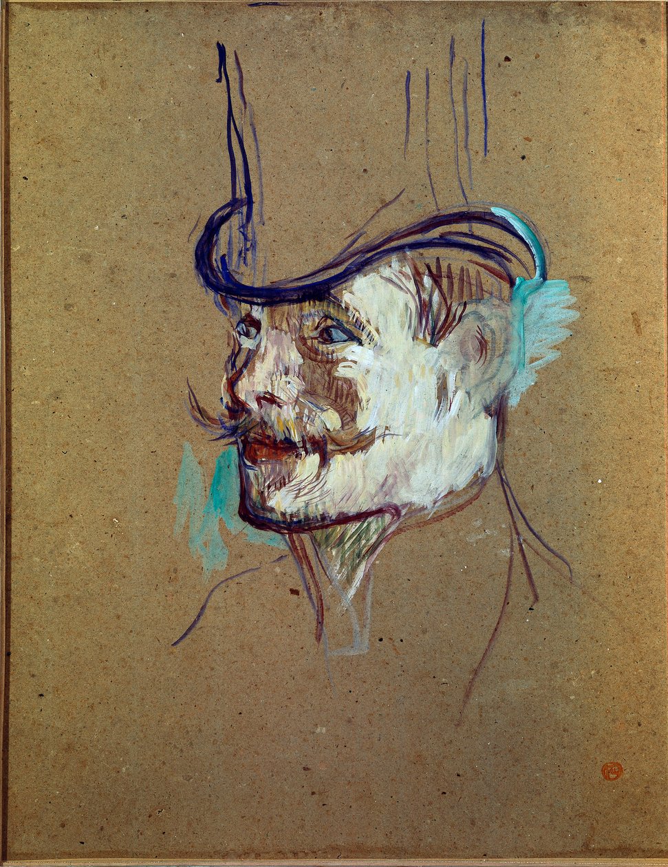 Studiuj dla pana Warnera. Rysunek Henri de Toulouse-Lautreca (Toulouse Lautrec autorstwa Henri de Toulouse Lautrec