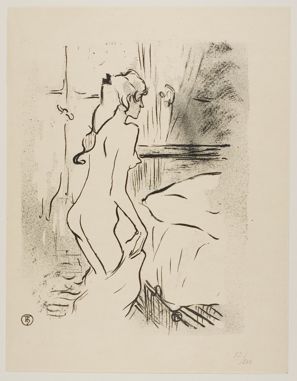 Studium kobiety autorstwa Henri de Toulouse Lautrec