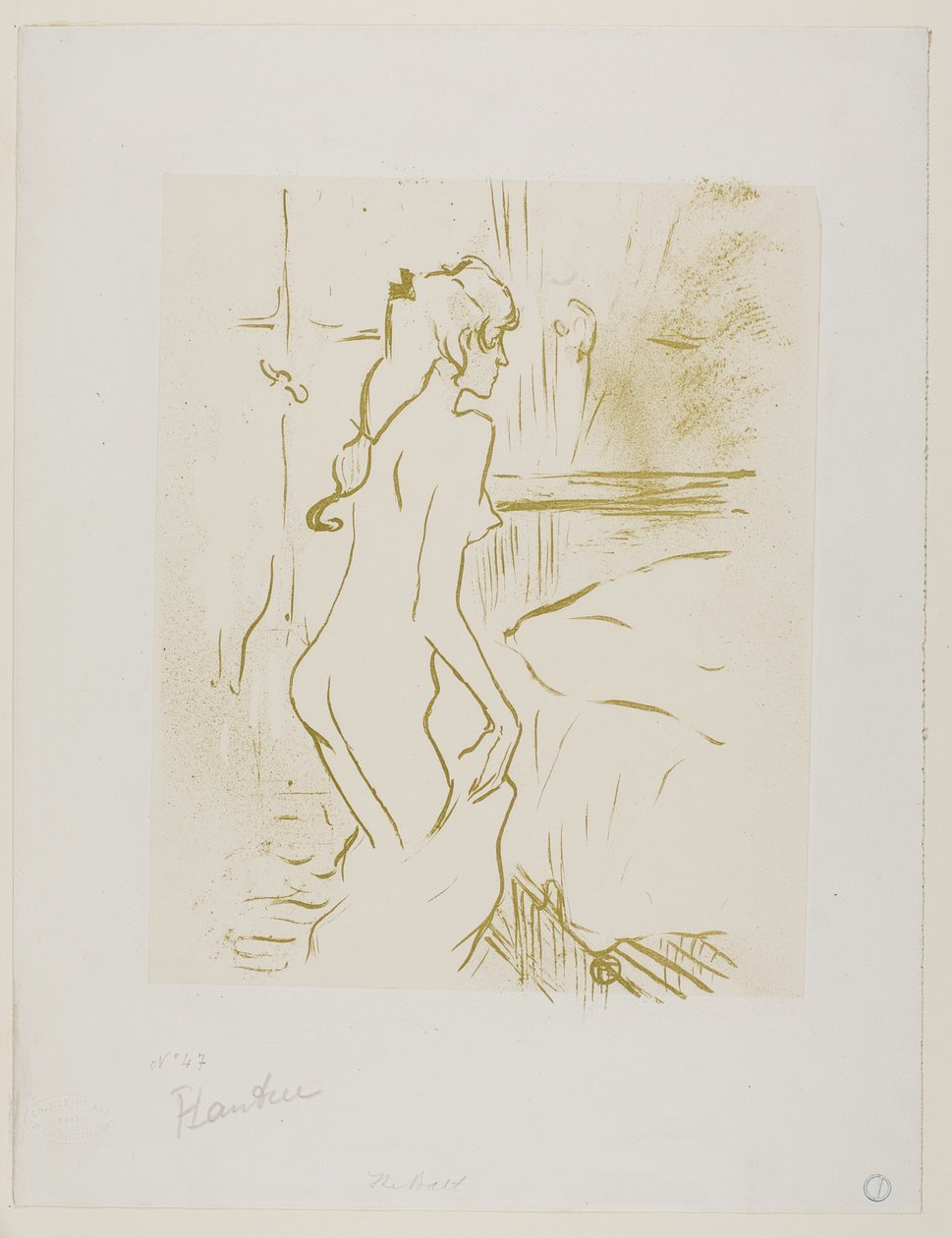 Studium kobiety autorstwa Henri de Toulouse Lautrec